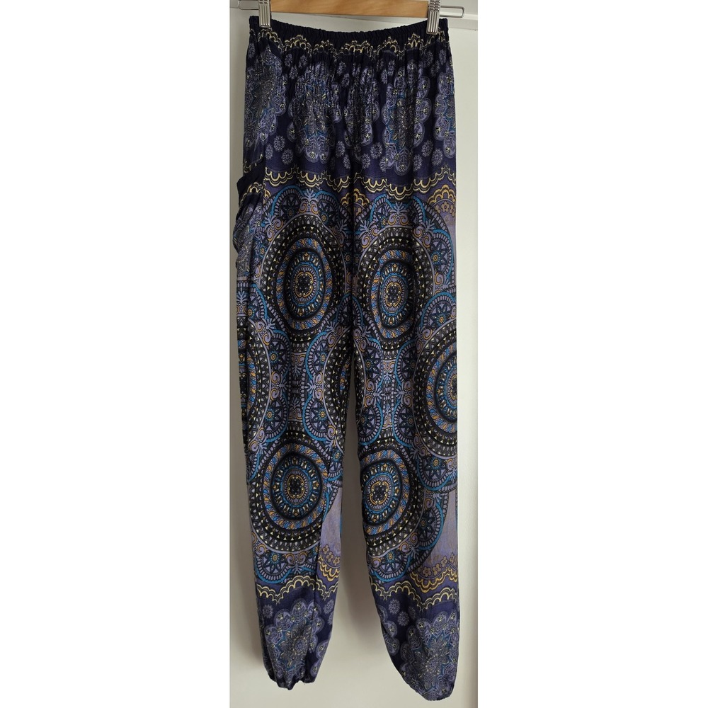 Joop Joop Pants S Boho Mandala Purple Blue Yellow Black Casual Joggers